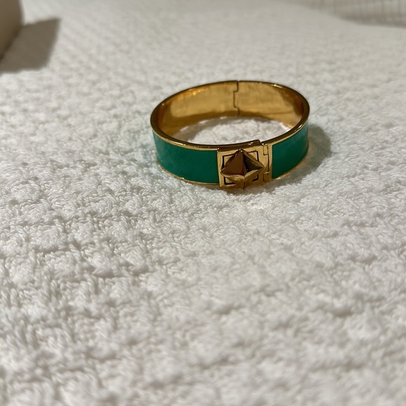 Gold and turquoise Kate spade bangle - Picture 3 of 3
